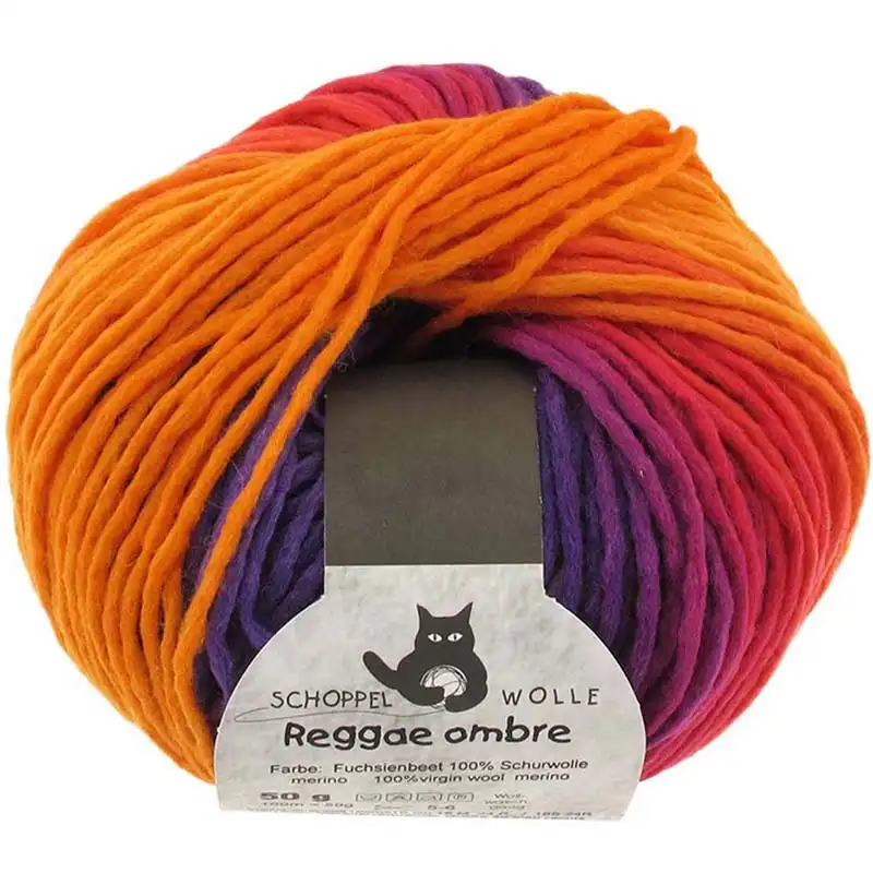 Schoppel Wolle Reggae ombré 1536 Fuchsienbeet