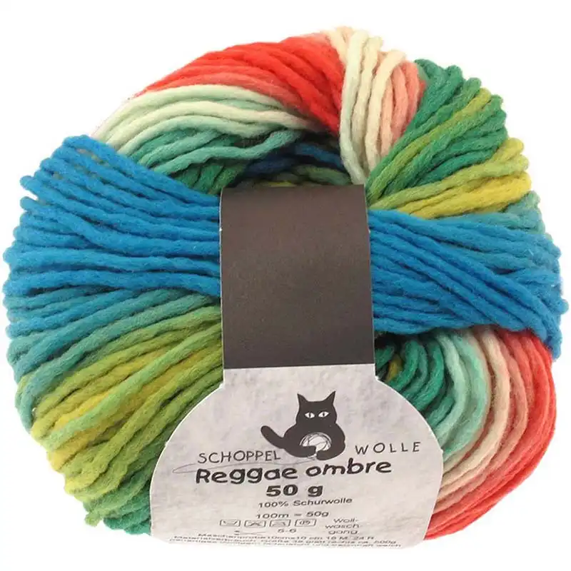 Schoppel Wolle Reggae ombré 1701 Papagei