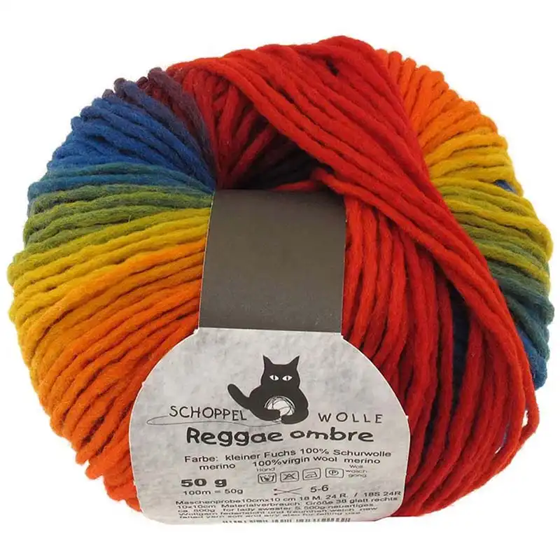 Schoppel Wolle Reggae ombré 1702 Kleiner Fuchs