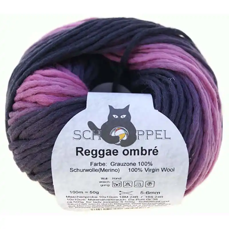 Schoppel Wolle Reggae ombré 2246 Grauzone