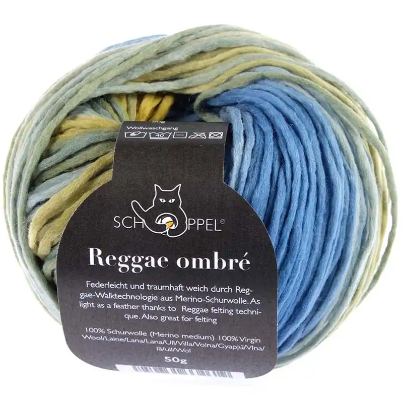 Schoppel Wolle Reggae ombré 2436 Waldmeister