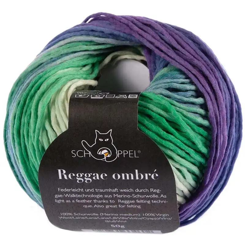 Schoppel Wolle Reggae ombré 2437 Alles Paletti