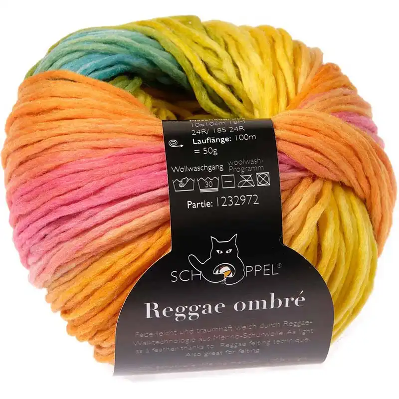 Schoppel Wolle Reggae ombré 2594 Katzengold