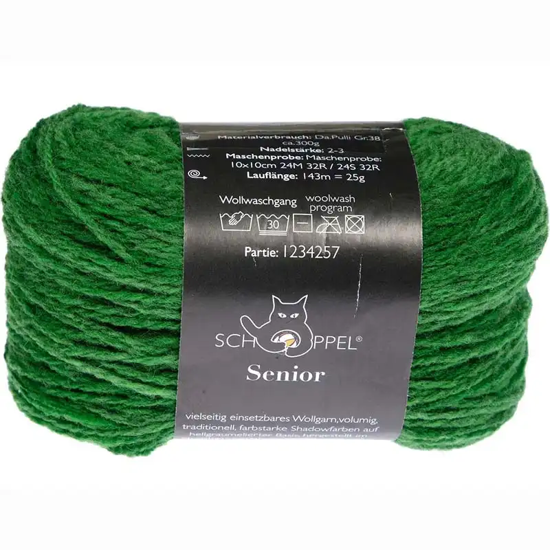 Schoppel Wolle Senior 2606 Grün ja Grün Inspiration Dibadu