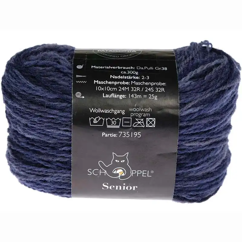 Schoppel Wolle Senior 2609 Tintensee Inspiration Dibadu