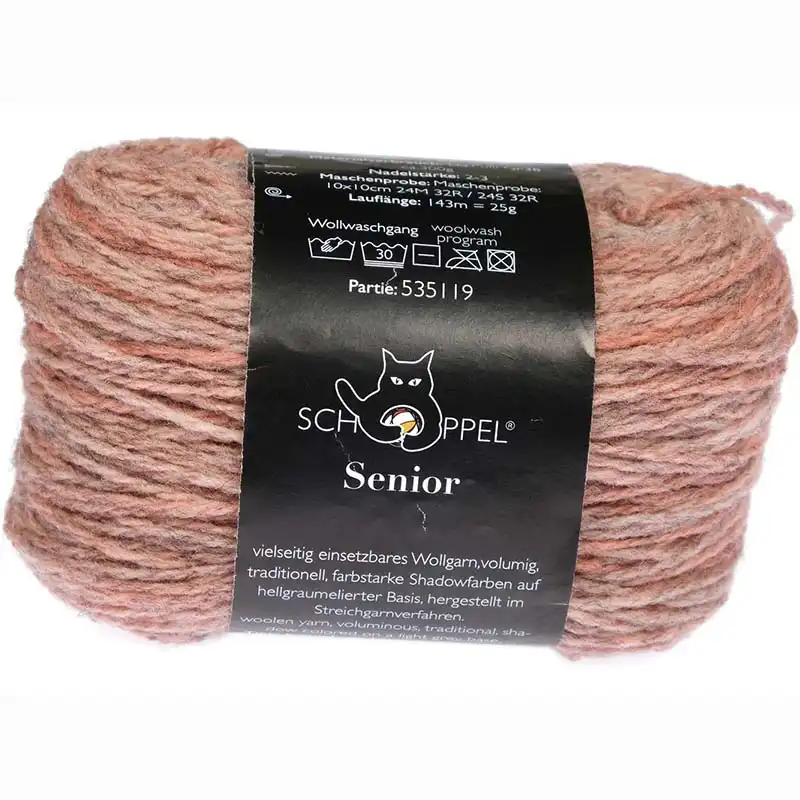Schoppel Wolle Senior 2611 Lachs Inspiration Dibadu