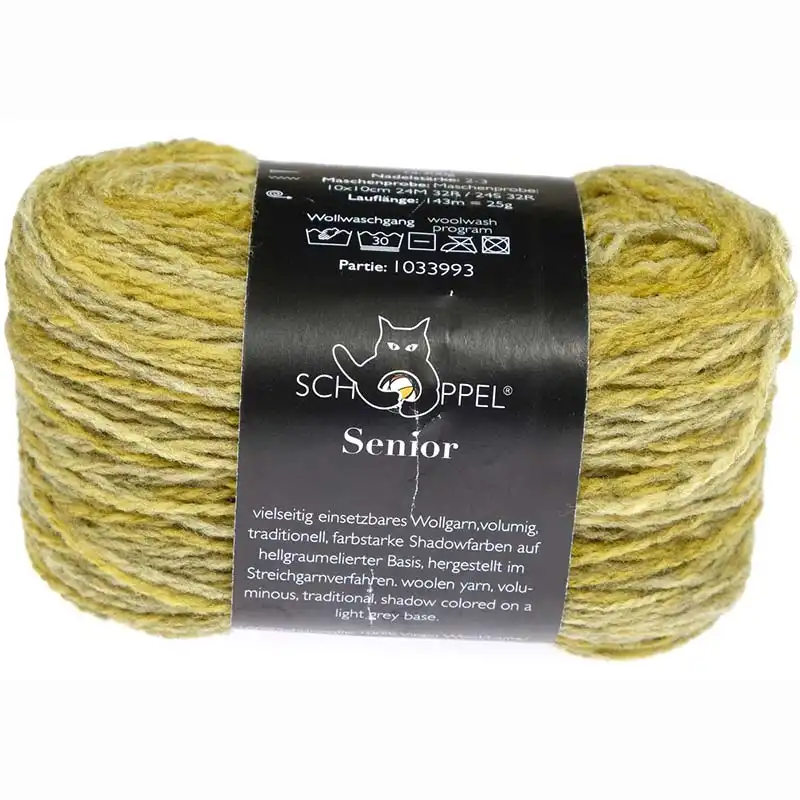 Schoppel Wolle Senior 2613 Goldolive Inspiration Dibadu