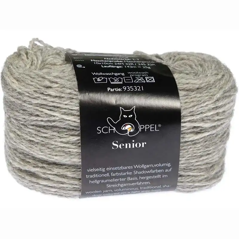 Schoppel Wolle Senior 9220m Hellgrau melange