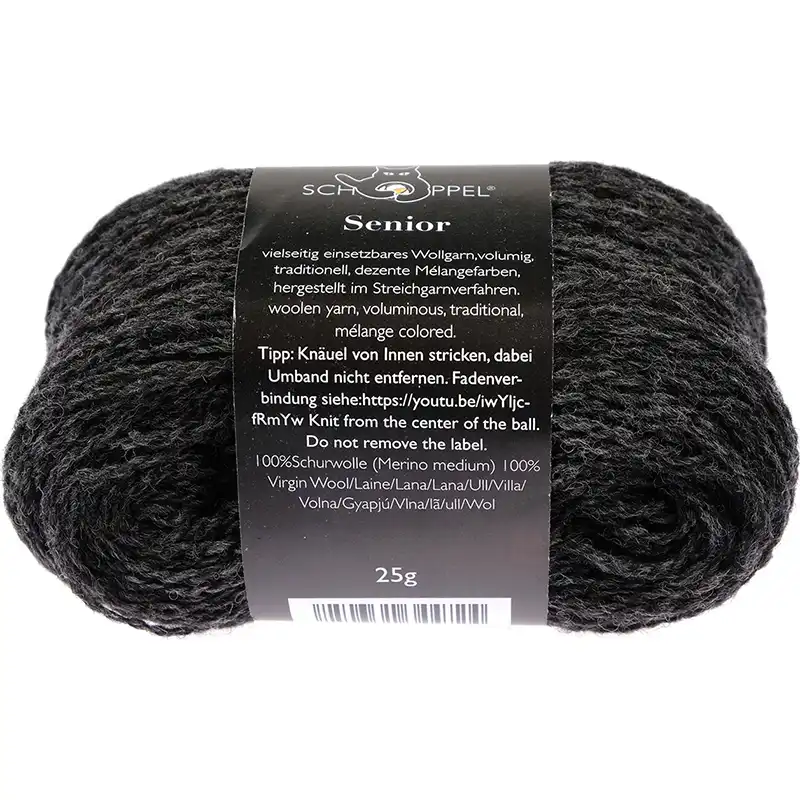 Schoppel Wolle Senior 9755 Grau-melange-Anthrazit