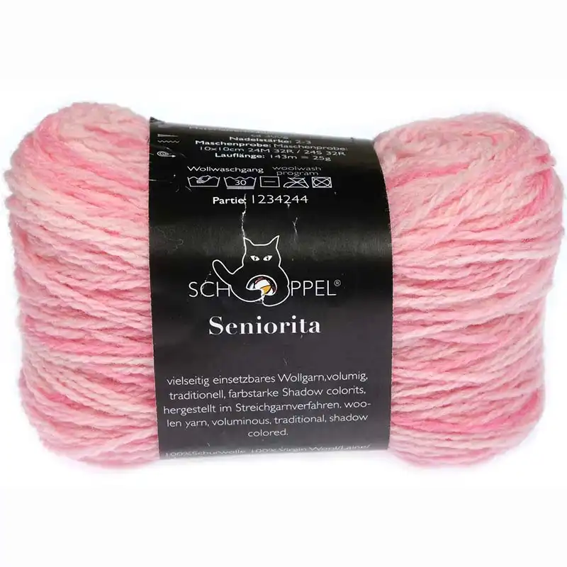 Schoppel Wolle Seniorita 2599 Rosenduft Inspiration Dibadu