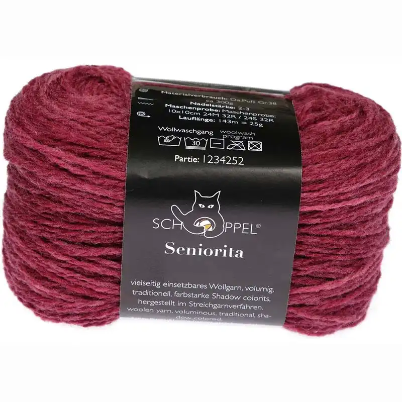 Schoppel Wolle Seniorita 2603 Merlot Inspiration Dibadu
