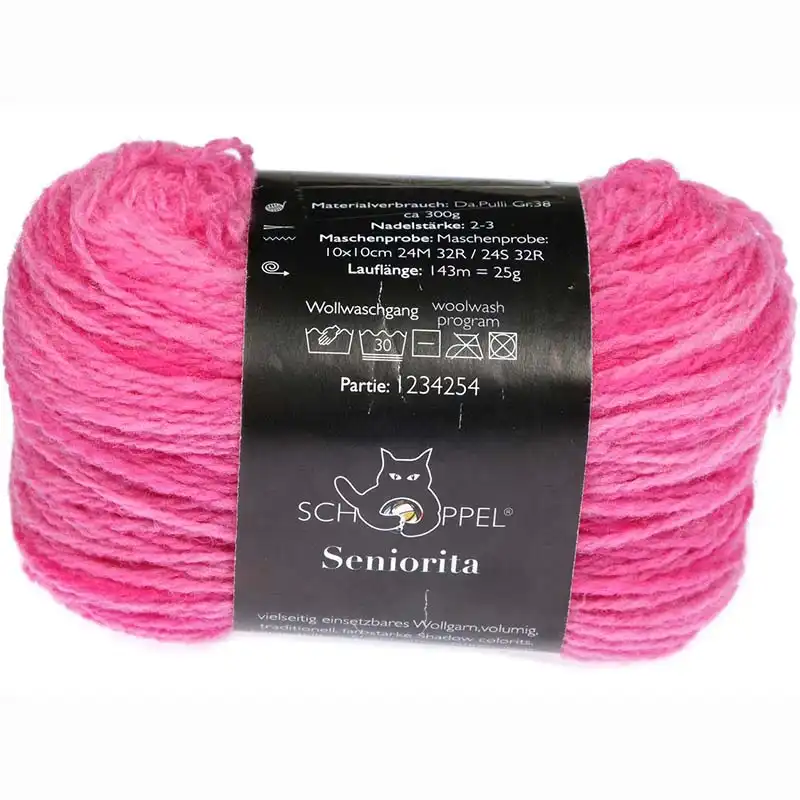 Schoppel Wolle Seniorita 2604 Softpink Inspiration Dibadu