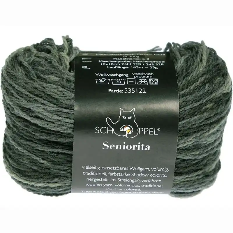 Schoppel Wolle Seniorita 2612 Tannenwald Inspiration Dibadu