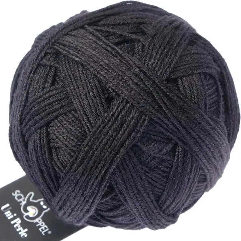 Schoppel wolle Uni Perle 880 Schwarz