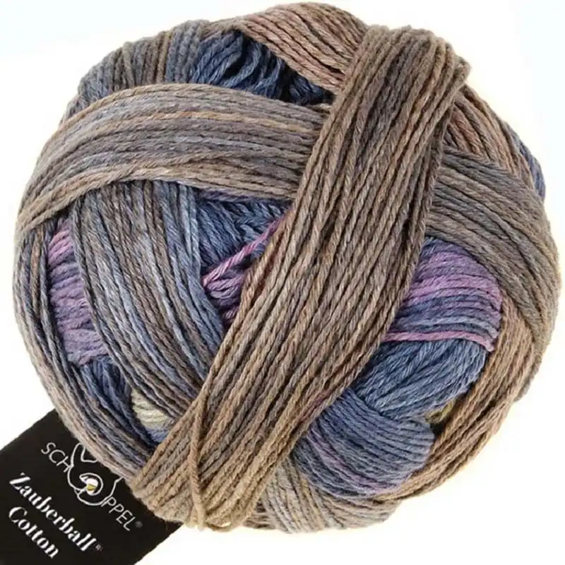 Schoppel Wolle Zauberball® Cotton 2370 Gelandegewinn