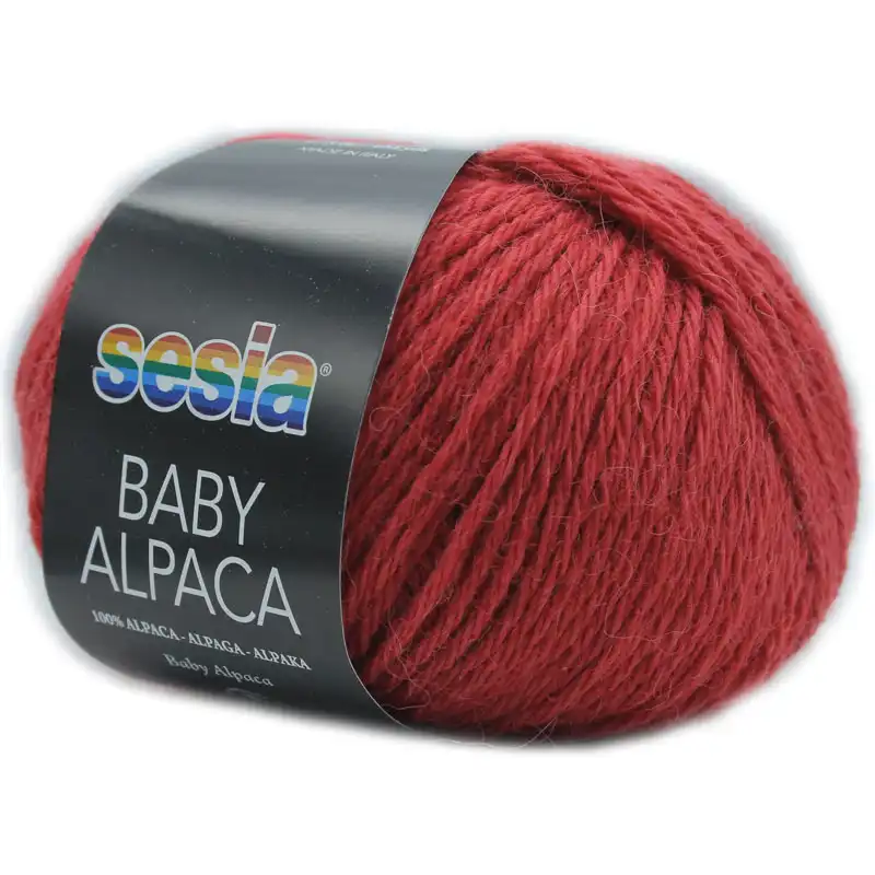 Sesia Baby Alpaca 1889 Červená