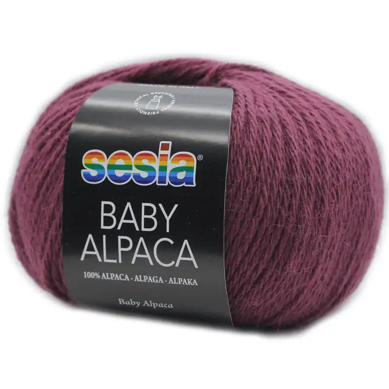 Sesia Baby Alpaca 4781 Vínová