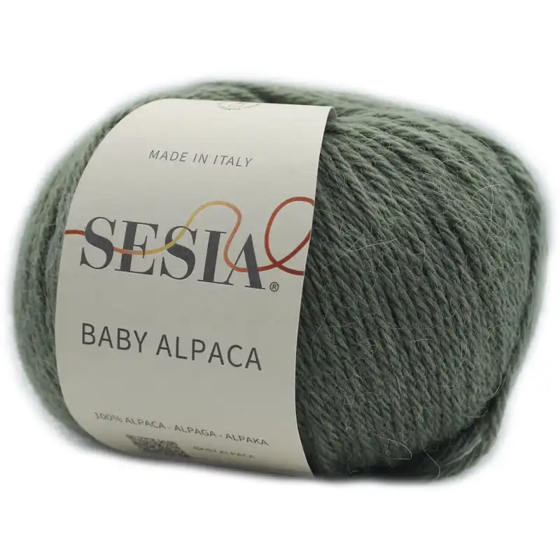 Sesia Baby Alpaca 5044 Vojenská zelená
