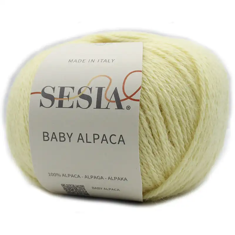 Sesia Baby Alpaca 99 Pastelově žlutá