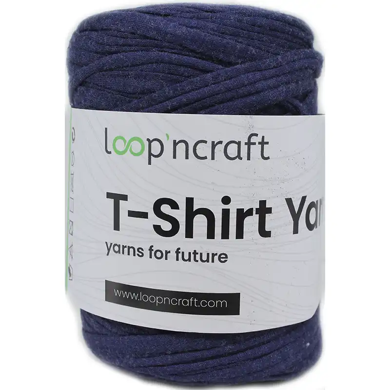 T-Shirt yarn Modrá