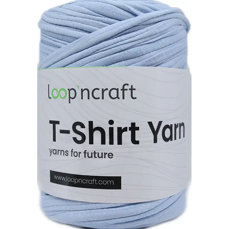 T-Shirt yarn Světle modrá