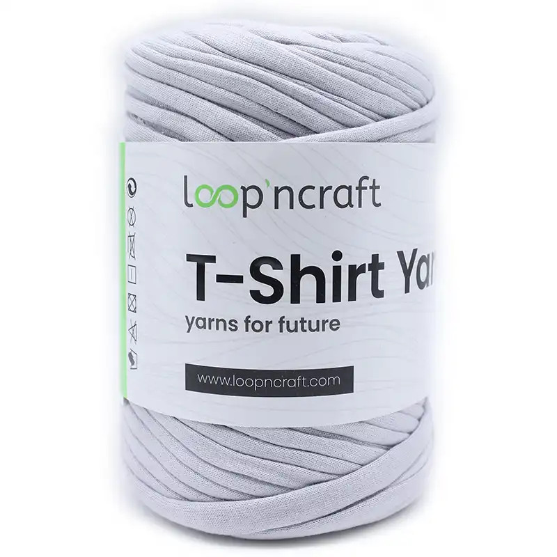 T-Shirt yarn Světle šedá