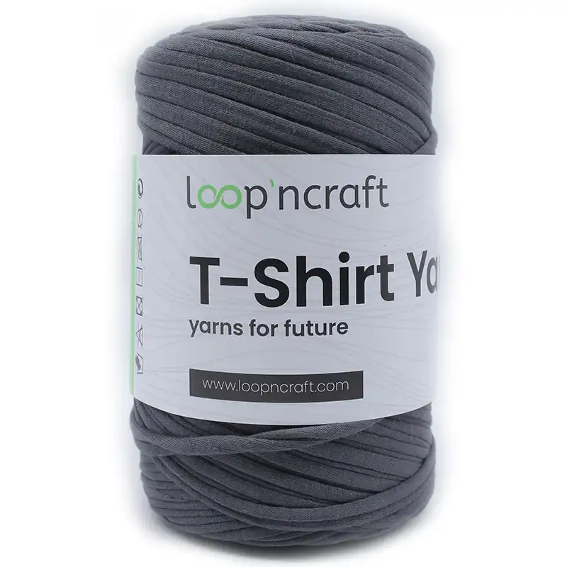 T-Shirt yarn Tmavě šedá