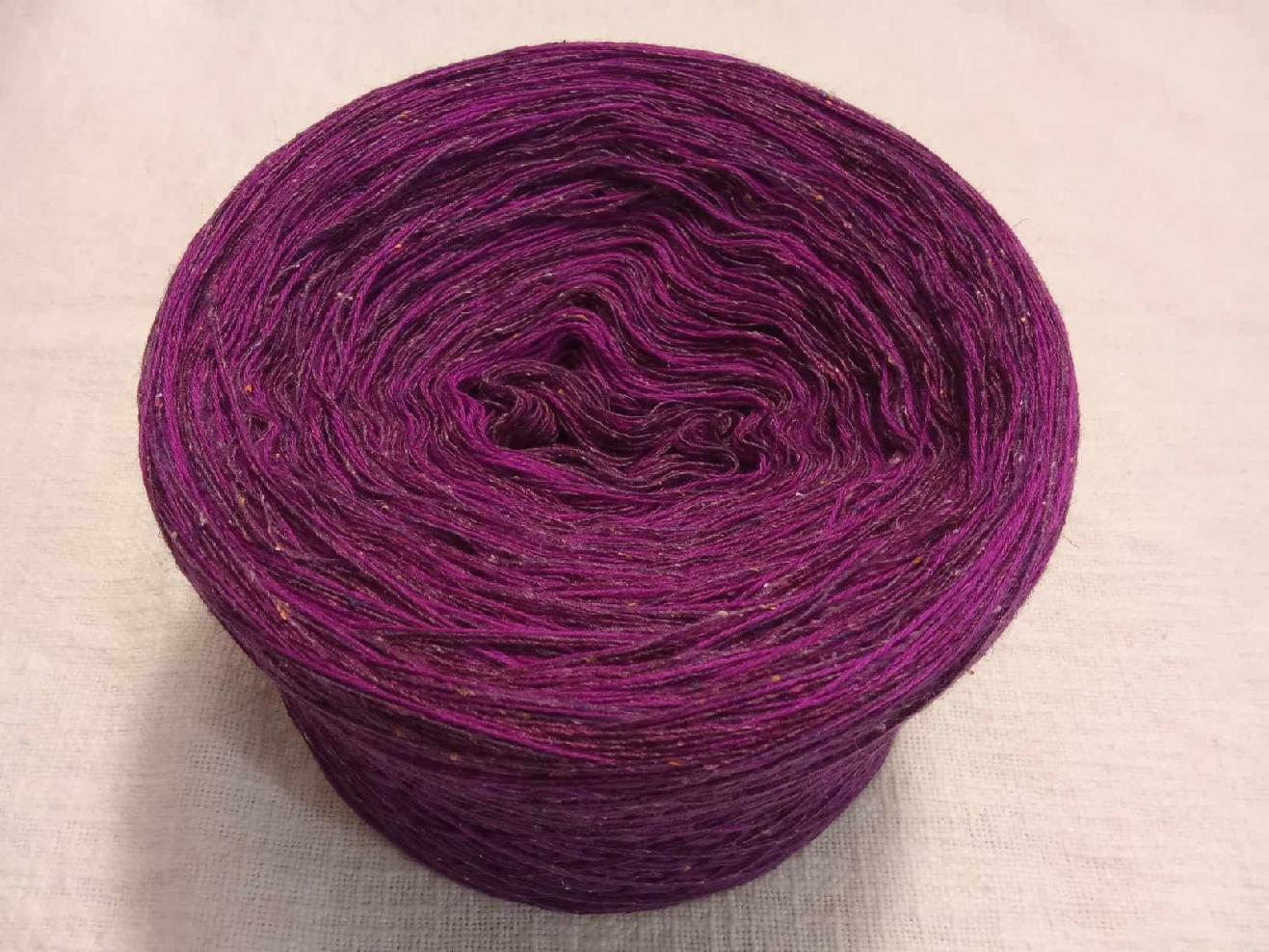 Tweed lila merino 3-nitka 1000m