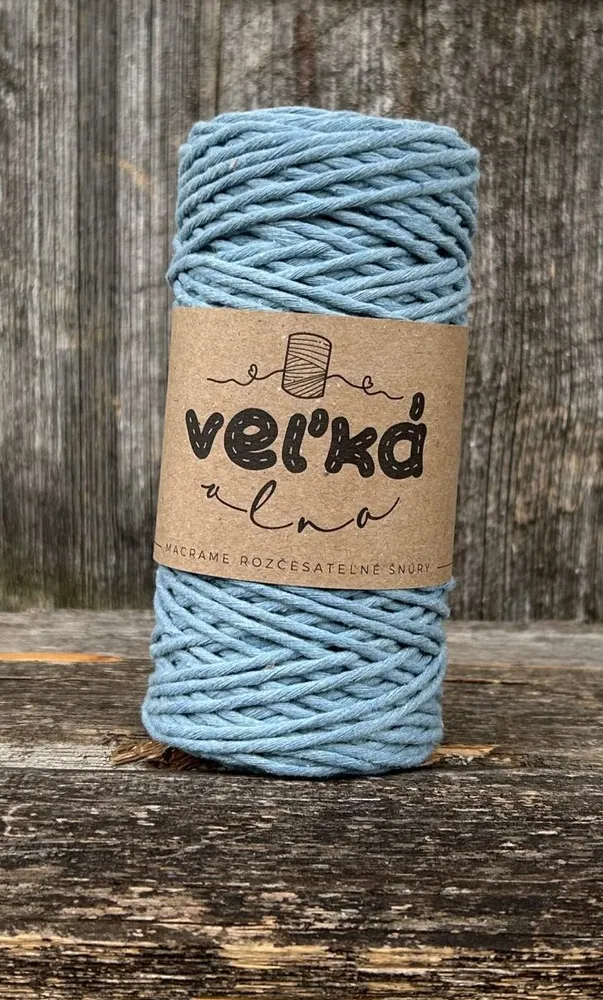 Velká vlna Macrame 1,5mm Hortenzie