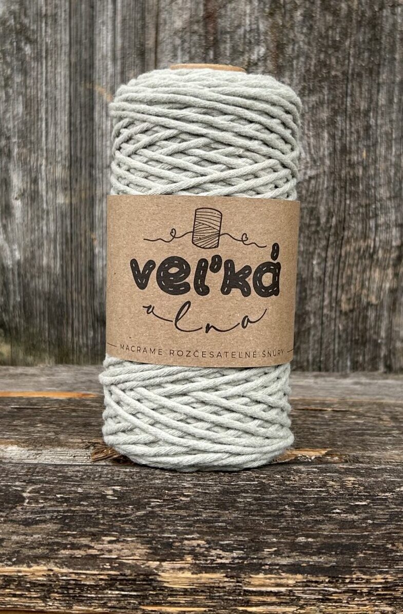 Velká vlna Macrame 1,5mm Lišejník