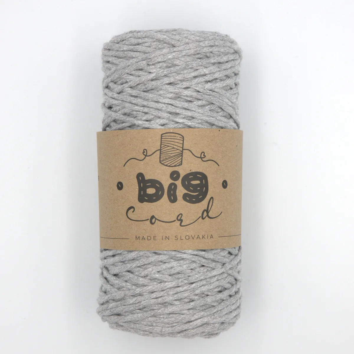 Velká vlna Macrame 1,5mm Žula