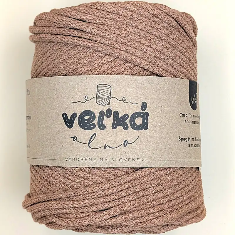 Velká vlna Špagát 5mm Čokoládová pěna