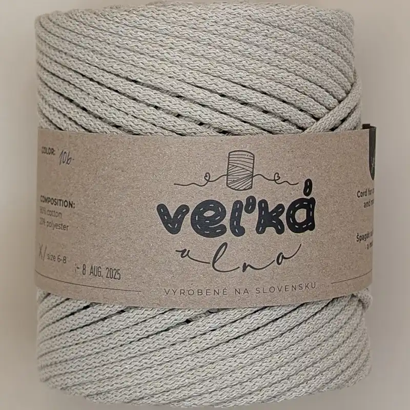 Velká vlna Špagát 5mm Latté