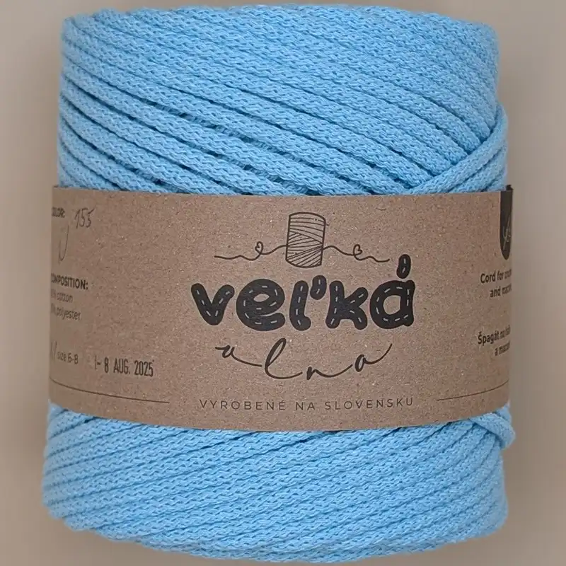 Velká vlna Špagát 5mm Mentolka