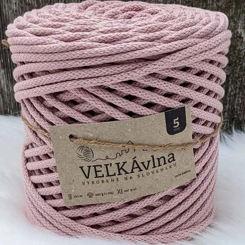 Velká vlna Špagát 5mm Růženín