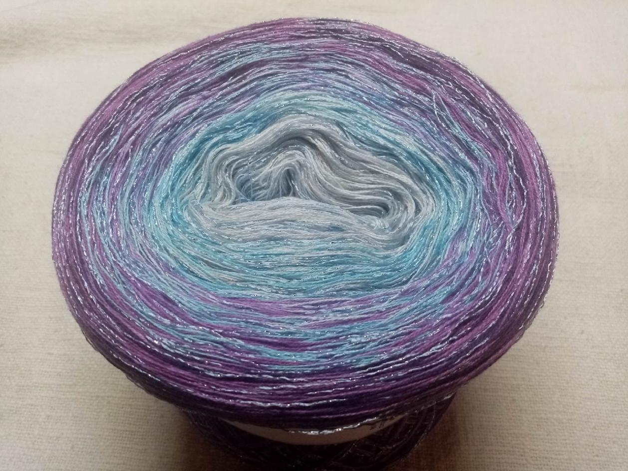 Violetka 3-nitka 1000m s lurexem