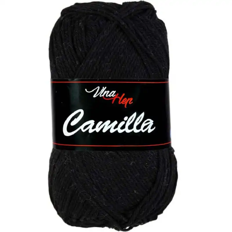 Vlna-hep Příze Camilla 8001 černá