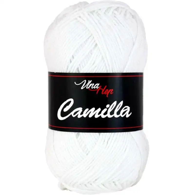 Vlna-hep Příze Camilla 8002 bílá