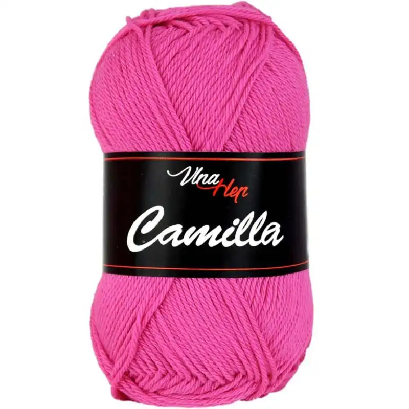 Vlna-hep Příze Camilla 8037 tm.růžová