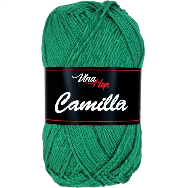 Vlna-hep Příze Camilla 8142 zelená