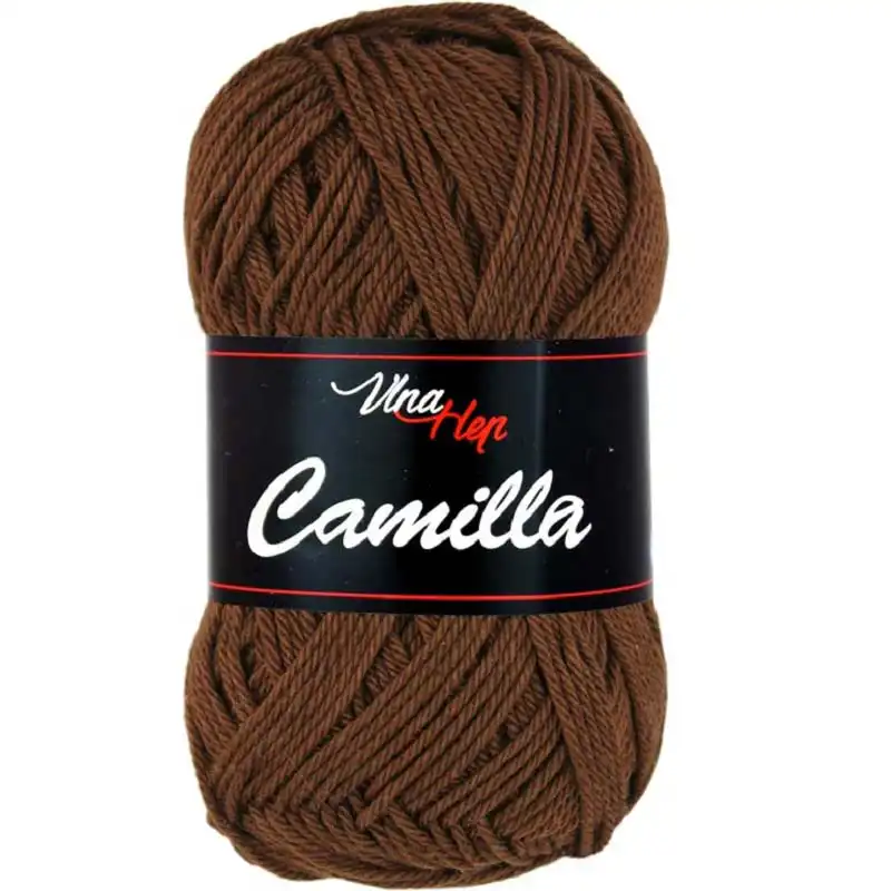 Vlna-hep Příze Camilla 8220 hnědá