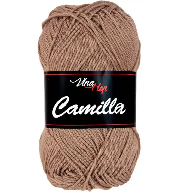 Vlna-hep Příze Camilla 8223 sv. hnědá