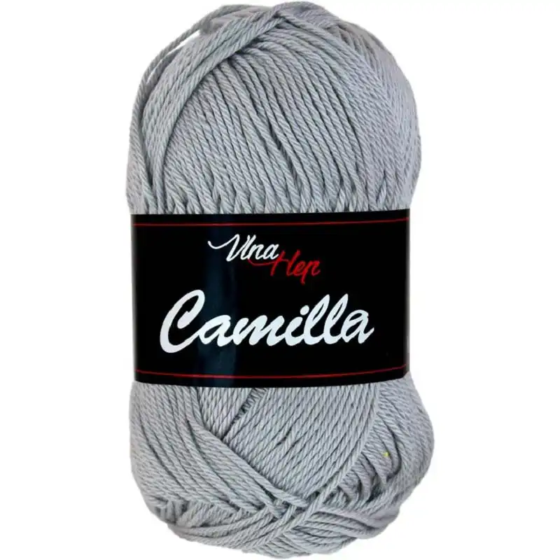 Vlna-hep Příze Camilla 8232 tm. šedá