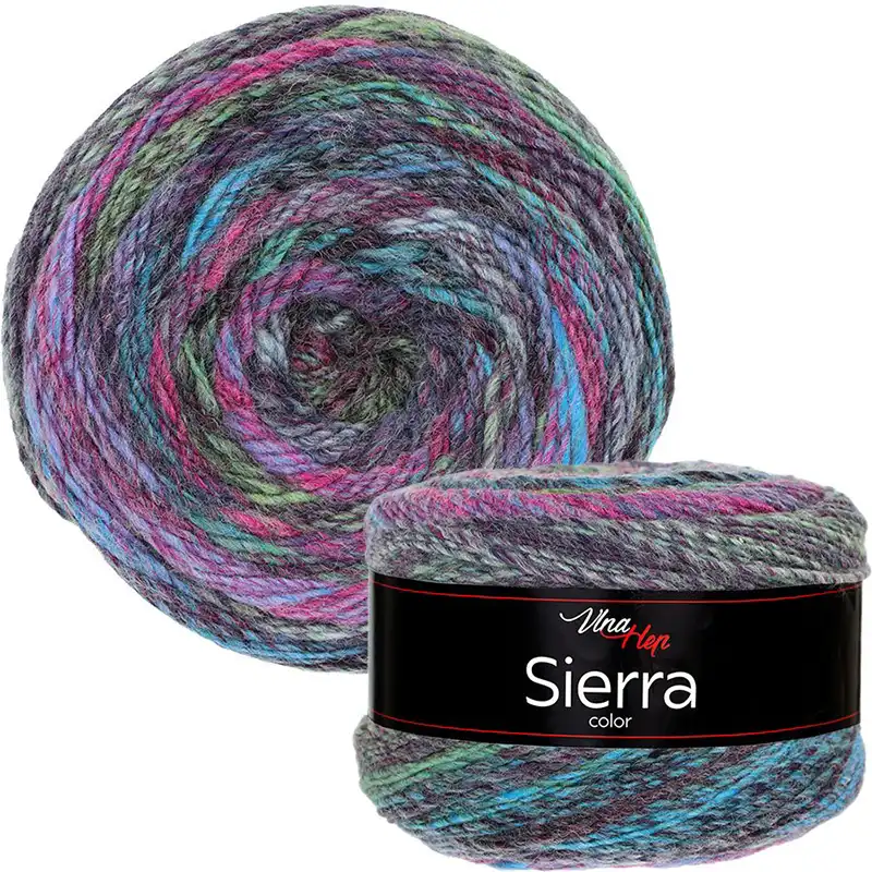 Vlna-hep Příze Sierra Color 7211