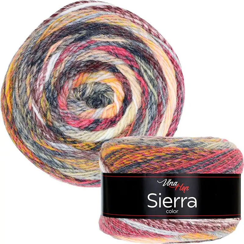Vlna-hep Příze Sierra Color 7212