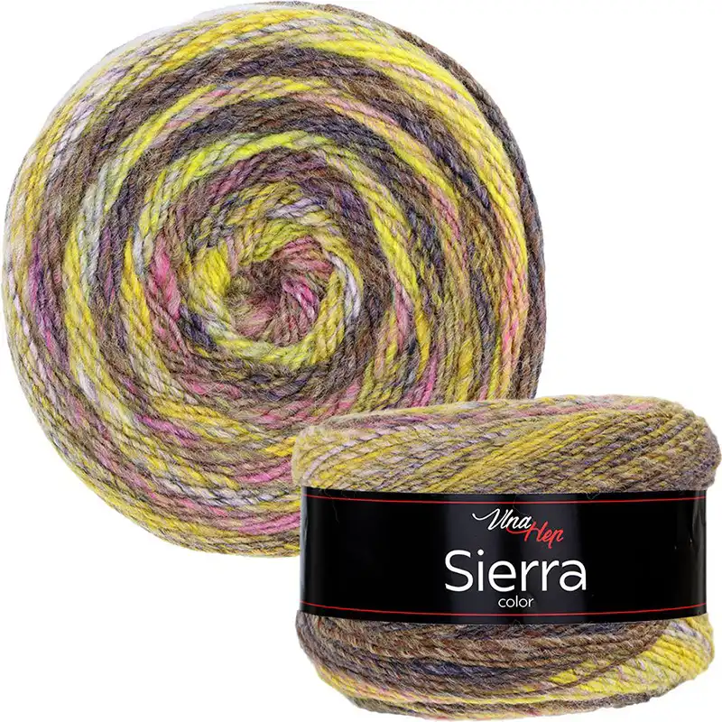 Vlna-hep Příze Sierra Color 7213