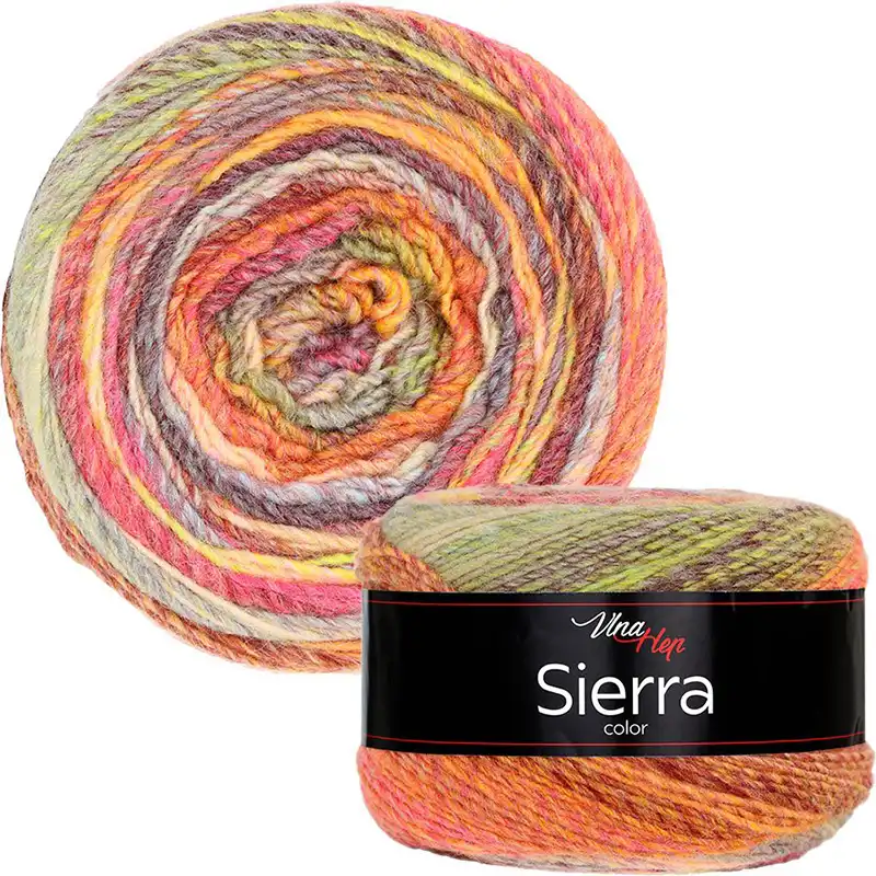 Vlna-hep Příze Sierra Color 7215