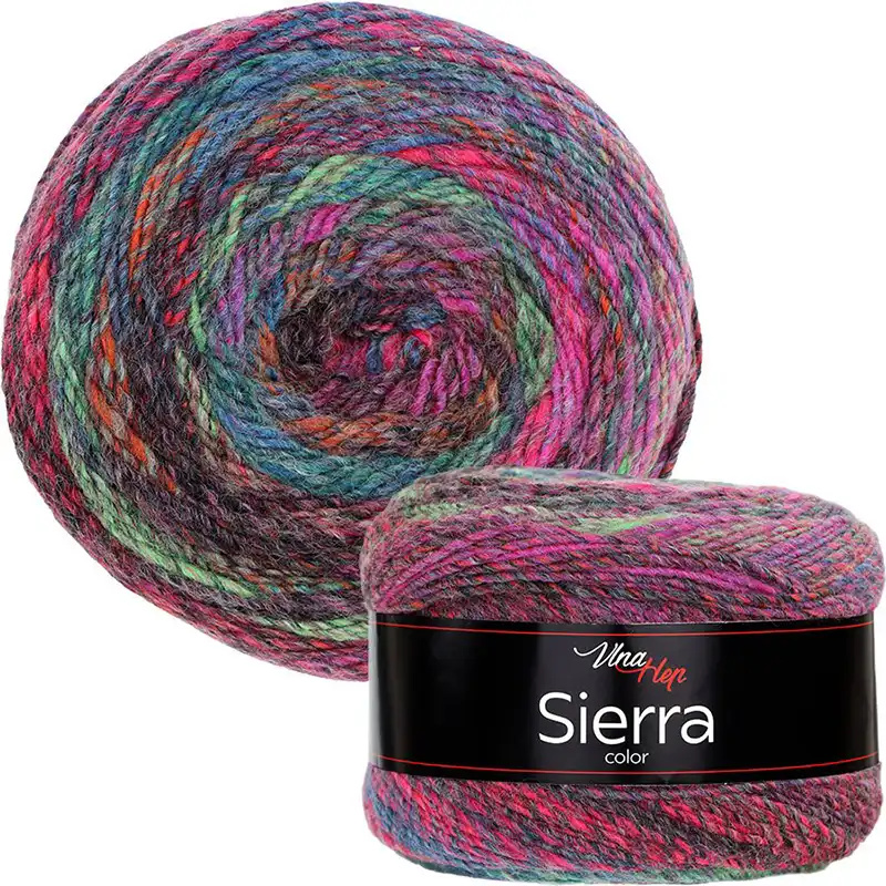 Vlna-hep Příze Sierra Color 7216