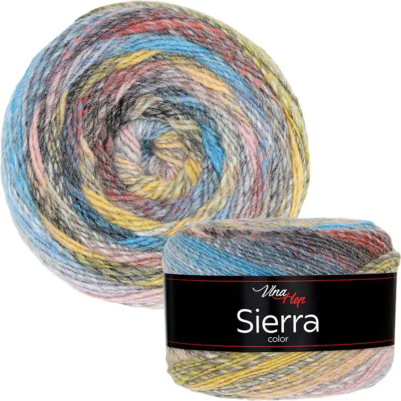 Vlna-hep Příze Sierra Color 7217