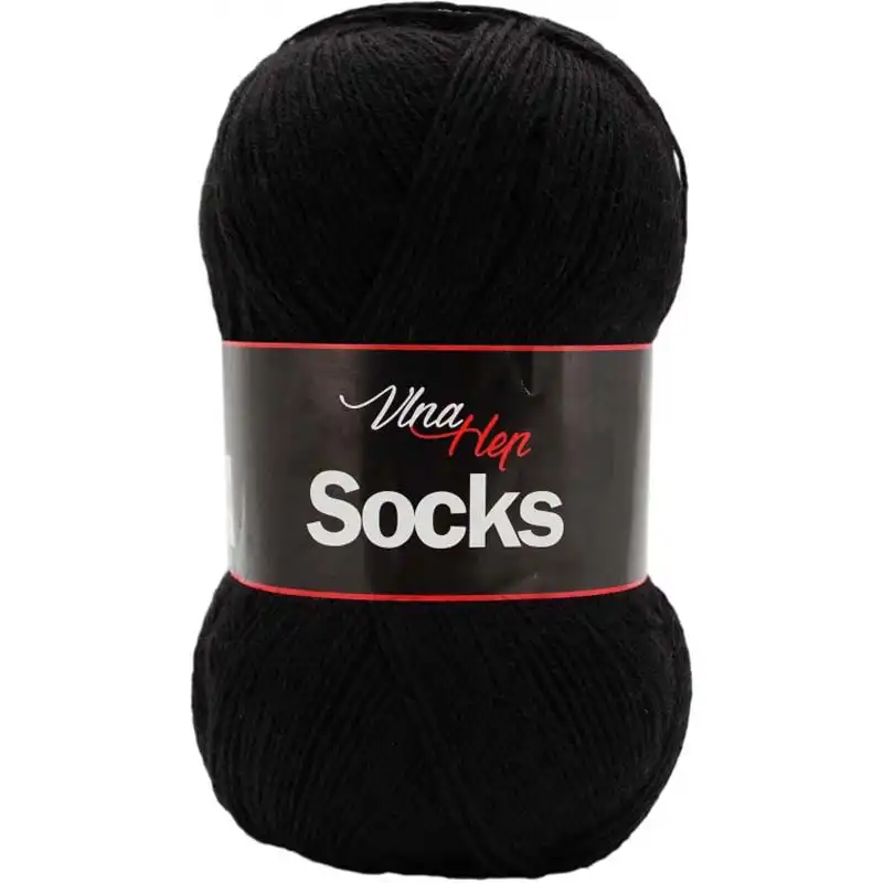 Vlna-hep Socks 6001 černá